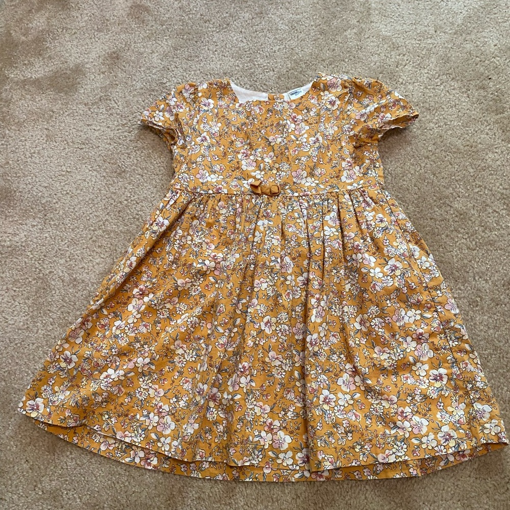 OshKosh Floral Yellow Kids Dress 3T